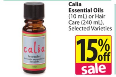 Save On Foods: Calia Essential Oils 