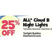 All Cloud B Night Lights - 25% off