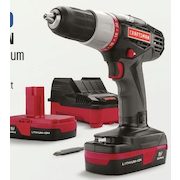 Craftsman 19.2V 1/2'' Lithium Cordless Drill with 2 Compact Lithium Batteries, Charger, and Hard Carry Case - $99.99 (50% off)
