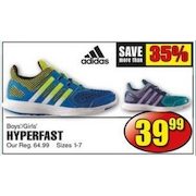 Adidas Boys'/Girls' Hyperfast Shoe - $39.99 (More than 35% off)