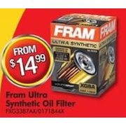 Fram Ultra Synthetic Oil Filter - From $14.99