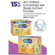 All Enfamil Concentrate and Ready-to-Feed Formula - $8-47-$45.87 (15% off)
