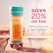 DAVIDsTEA: Buy an Iced Tea Press and Save 20% On Your Purchase of Loose Leaf Tea!