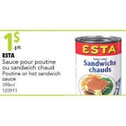 Esta Poutine Or Hot Sandwich Sauce - $1.00