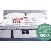 Serta Perfect Sleeper Conroe Pillow Top Queen Mattress Set - 3 Days Only - $998.00 ($1400.00 off)