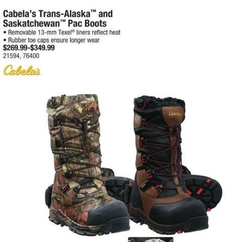 cabelas pac boots