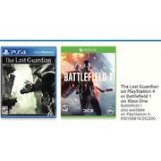 PS4 The Last Guardian On Plyastation 4 Or Batterfield 1 On Xbox One  - $79.96