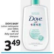 Dove Baby Wash And Shampoo - $3.49