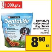 Dentalife Daily Dental Dog Chews - $8.98