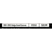 Certified Brake Pads 2001-2005 Dodge Grand Caravan - $32.99
