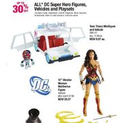 All DC Super Hero Figures, Vehicles and Playsets - Up to 30% off