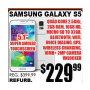 Samsung Galaxy S5 - $229.99