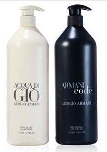 armani shower gel mens