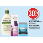 30% Off Aveeno or Neutrogena Skin Care Products