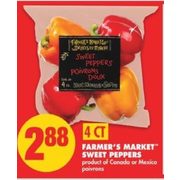 Farmer's Market Sweet Peppers - $2.88