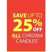 All Chroma Candles  - Up to 25% off