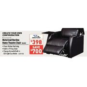 Elements 2 Arm Power Recliner Leather Blend Home Theater Chair - $398.00 ($700.00 off)