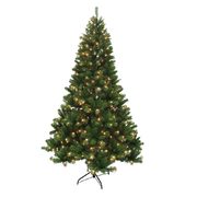 7.5' Franklin Fir Pre-Lit Artificial Christmas Tree - $99.00 ($30.00 off)