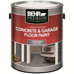 Home Depot Behr Epoxy Concrete Garage Floor Paint