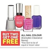 All Nail Colour - Buy Two Get One Free