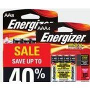 All Energizer Max Alkaline Batteries - Up to 40% off
