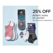 Athletic Socks For Women  - 25% off