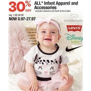 Infant Apparel and Accessories - $0.97-$27.97 (30% off)