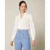 Long Sleeve Front-twist Blouse - $34.95 ($40.95 Off)