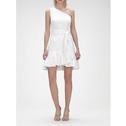 One-shoulder Poplin Mini Dress - $50.99 ($119.01 Off)