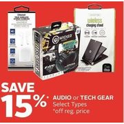 Audio Or Tech Gear - 15% off