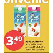 Blue Diamond Almond Breeze Almond Milk - $3.49