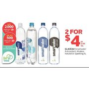 Glaceau Smartwater Antioxidant, Alkaline, Natural or Sparkling - 2/$4.00