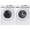 Samsung 5.2 Cu. Ft. High Efficiency Front Load Washer & 7.5 Cu. Ft. Electric Dryer - White