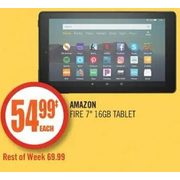 Amazon Fire 7" 16GB Tablet - $54.99