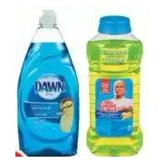 Dawn Ultra Dish Soap, Mr. Clean Liquid Cleaner or Magic Erasers - $3.49