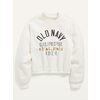 Long-Sleeve Cropped Logo-Graphic Sweatshirt For Girls - $17.97 ($12.02 Off)