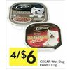 Cesar Wet Dog Food  - 4/$6.00
