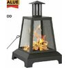 27.5" Square Wood Burning Firepit - $224.00 ($75.00 off)