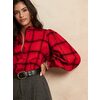 Petite Organic Cotton Flannel Bishop- Sleeve Blouse - $82.99 ($27.01 Off)