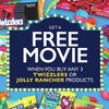 Hershey's: Get FREE Cineplex Movie Ticket with Jolly Rancher or Twizzlers