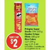 Pringles Super Stacks, Quaker Crispy Minis Or Rice Cakes - $2.00 (Up to $0.49 off)