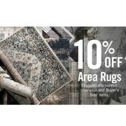 Area Rugs - 10% off