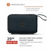 HeadRush Vibe Mini HRSP 5041 Wireless Bluetooth Speaker  - $29.99 (50% off)