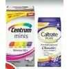 Caltrate Calcium or Centrum Multivitamin Products - Up to 25% off
