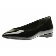 Total Motion Adelyn Black Patent Pointed Toe Ballet Flat By Rockport - $89.95 ($60.05 Off)