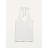 Fitted Halter Rib-Knit Tank Top For Women - $14.00 ($2.99 Off)