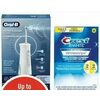 Crest 3Dwhite Whitestrips Value Pack, Oral-B Water Flosser Advanced or Io Series 7 Rechargeable Toothbrush - Up to 25% off