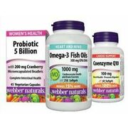 Webber Naturals Digestive or Heart Health Vitamins or Supplements  - $14.99