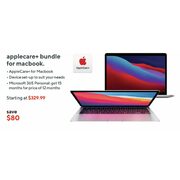 Applecare+ Bundle For Macbook - Starting at $329.99 ($80.00 off)