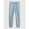 Kids High Rise Barrel Jeans With Washwell - $39.99 ($19.96 Off)